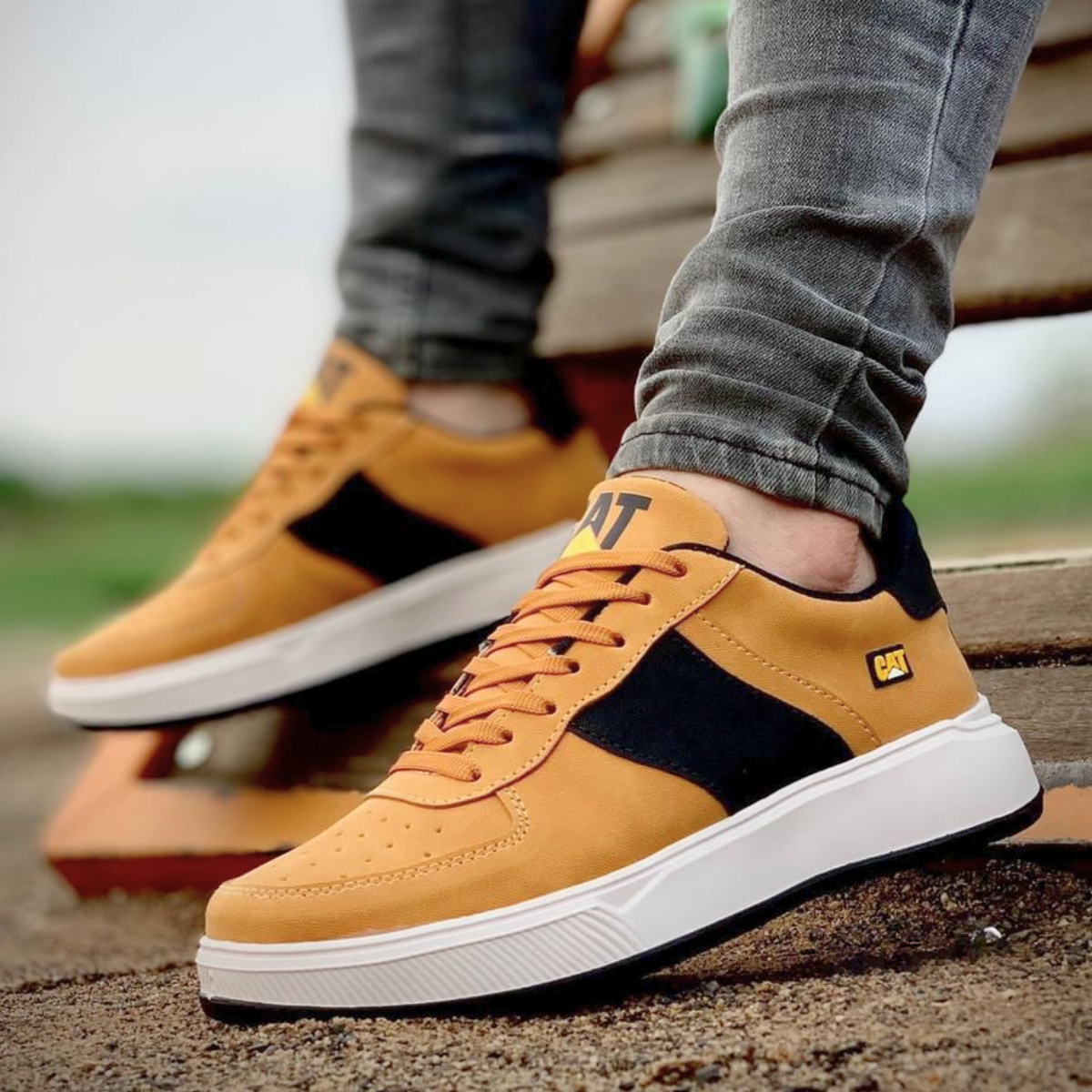 tenis caterpillar cat para hombre color naranja Comprar tienda onlineshoppingcenterg Colombia centro de compras en linea